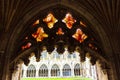 Details of cloisters Canterbury Cathedral Kent United Kingdom Royalty Free Stock Photo
