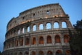 Details Colosseum Evening Rome Italy Royalty Free Stock Photo