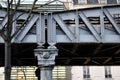 Metro bridge on Paris street