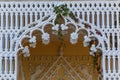 Details of Cottage Palace in Alexandria park, Petergof, Russia