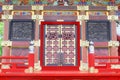 Details decorations Buddhist Shinshoji temple, Narita, Japan