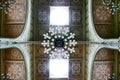 Details of decorations inside Dohany Synagogue, Budapest, Hungary Royalty Free Stock Photo