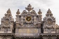 Details of Dolmabahce palace in Istanbul Royalty Free Stock Photo