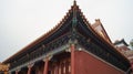 Details and elements of a traditional Chinese building. Summer Palace, Beijing, China