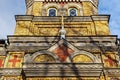 Details of the Estonian Apostolic Orthodox Parnu Transformation of Our Lord Church. Royalty Free Stock Photo