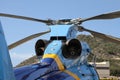 Details of the Eurocopter AS-365N-3 Dauphin 2. Royalty Free Stock Photo