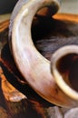 Details of the extension of the antelope horn shofar