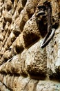 Wall of the Strozzi Palace in Florence, Italy.