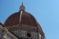 Details of the exterior of the Cattedrale di Santa Maria del Fiore Cathedral of Saint Mary of the Flower. Royalty Free Stock Photo