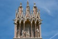 Details of the exterior of the Pisa Cathedral Cattedrale Metropolitana Primaziale di Santa Maria Assunta; Royalty Free Stock Photo