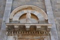 Details of the exterior of the Pisa Cathedral Cattedrale Metropolitana Primaziale di Santa Maria Assunta; Royalty Free Stock Photo