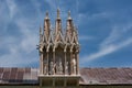 Details of the exterior of the Pisa Cathedral Cattedrale Metropolitana Primaziale di Santa Maria Assunta; Royalty Free Stock Photo