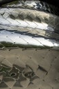 Details of the facade of the Philharmonie de Paris