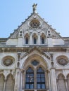 Details of the facade of the Royal Courts of Justice Back Royalty Free Stock Photo