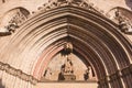 Details of facade of Santa Maria del Mar