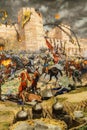 Details of the final assault of Constantinople Royalty Free Stock Photo