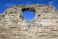 Details of fortress wall of Chersonesos Royalty Free Stock Photo