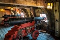 Cannons on board the dutch indie vessel VOC ship The Batavia