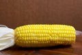 Details of fresh sweet yellow corn Royalty Free Stock Photo