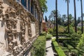 Gardens Of Real Alcazar Of Seville Andalucia, Spain Royalty Free Stock Photo