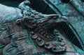 Details of the Garuda Wisnu statue at Garuda Wisnu Kencana Cultural Theme Park in Bali