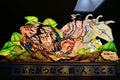 Details of Giant Illuminated Nebuta Float at Nebuta Museum Wa Rasse