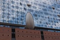 Details of the Hamburger concert hall Elbphilharmonie, Germany