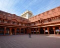 Details of Haveli is a traditional townhouse, mansion, manor house, Royalty Free Stock Photo