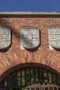 Details of Heraldic Gate to Wawel Royal Castle , Krakow, Poland