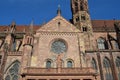 Gothic Cathedral of Freiburg, Southern Germany Royalty Free Stock Photo