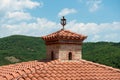 Details of the Holy Monastery of Varlaam Royalty Free Stock Photo