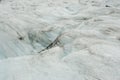 Details of the ice in a glacier, south of Iceland