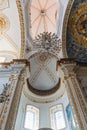 Details inside the Church of the Cerro de los Magueyes in Metepec