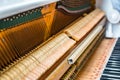 Details inside of the piano Royalty Free Stock Photo