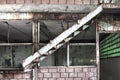 Details of the Interior of an abandoned production hall in Tarnita, Romania