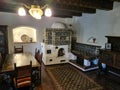 Details with the interior of the Bran Castle, known also as DraculaÃ¢â¬â¢s Castle in Transylvania, Romania Royalty Free Stock Photo