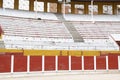 Details of the interior of the bullring of Guadalajara, Spain Royalty Free Stock Photo