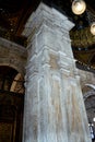 Details of the interiors of the main hall of The great mosque of Muhammad Ali Pasha or Alabaster mosque in Citadel of Cairo, the