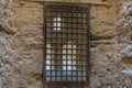 Details of the internal architecture of the Citadel of Qaitbay Royalty Free Stock Photo