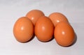 Details of isolated multiple eggs