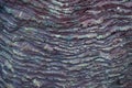 Details of Japanese Zen Garden. Surface of natural uneven volcanic Purple slate stone