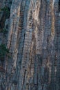 Details of lava, basalt columns. GÃÂ¼zelcehisar is famous for its lava, basalt columns. Amasra, Bartin, Turkey