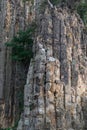 Details of lava, basalt columns. GÃÂ¼zelcehisar is famous for its lava, basalt columns. Amasra, Bartin, Turkey