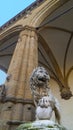 Details of the Loggia del Lanzi in Florence Italy