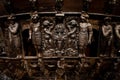 Details The magnificent wooden Vasa warship salvaged from the sea and displayed at Vasa Museum. Royalty Free Stock Photo