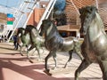 Details Main street of Expo 2015 - Horse sculptures