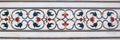 Details of marble surface with inlay in Taj Mahal, Agra, Uttar Pradesh, India Royalty Free Stock Photo