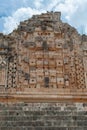 Details of Mayan sculptures, symbolizing men