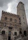 Details of the medieval San Gimignano Royalty Free Stock Photo