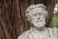 Details of the monument dedicated to the poet Gustavo Adolfo Becquer in Seville